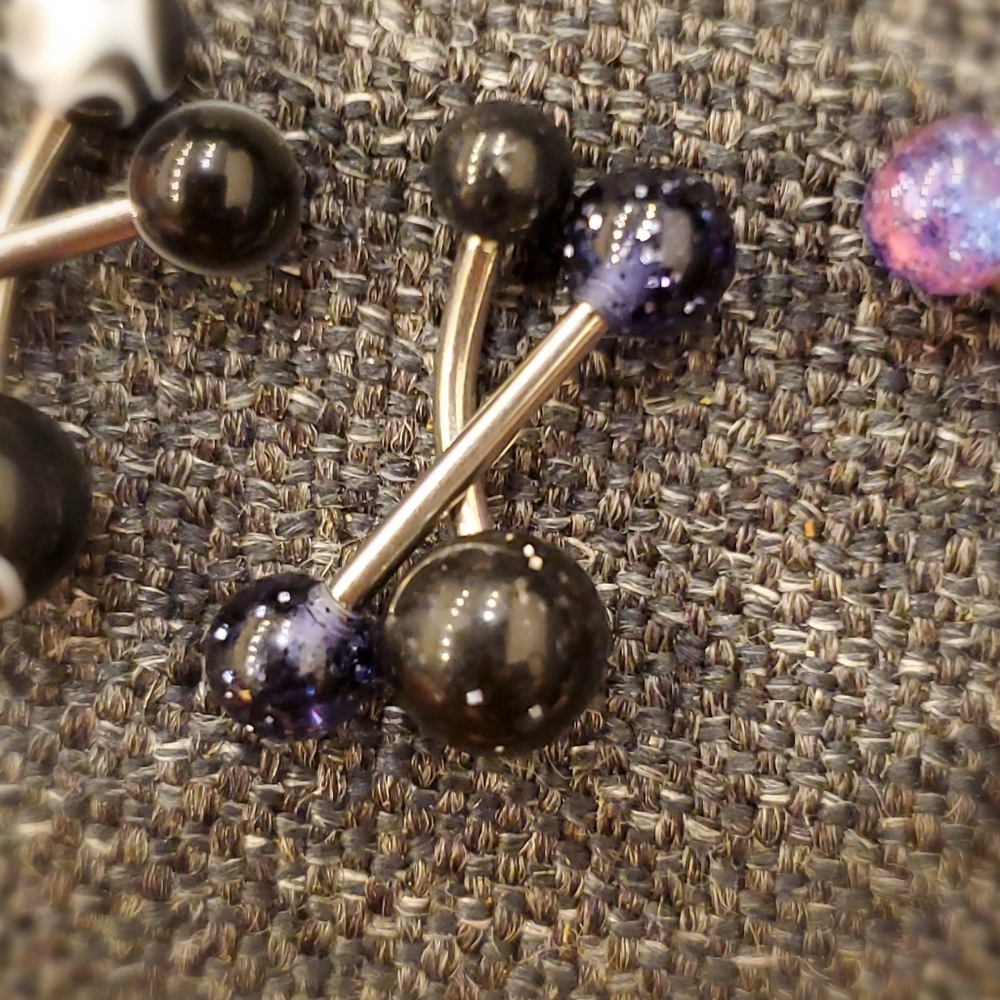 Pair of matching piercings